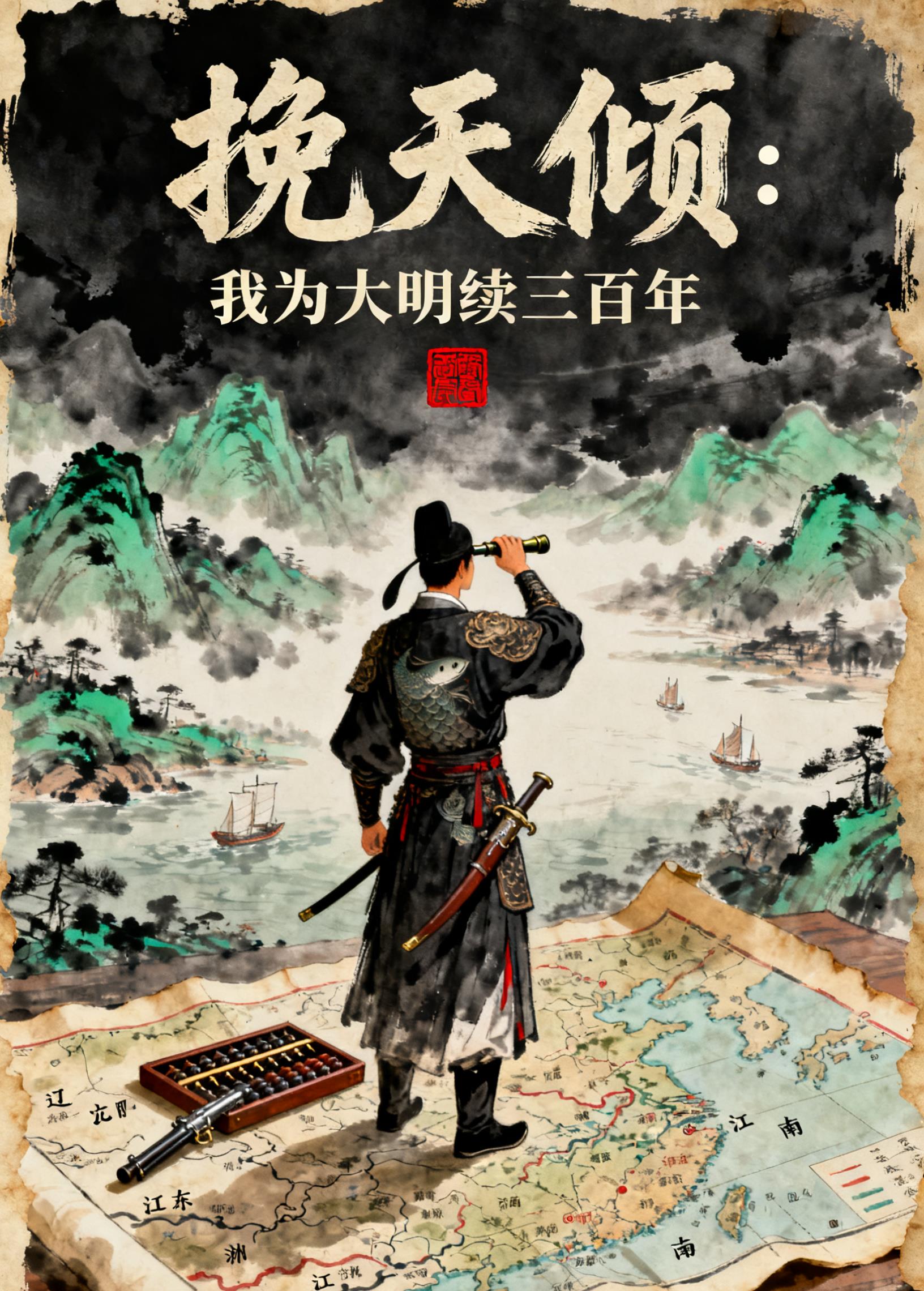 挽天倾我为大明续三百年